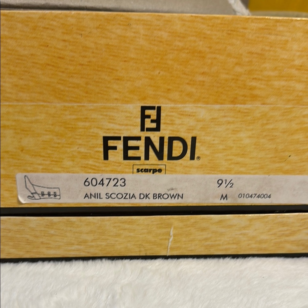 Fendi Women's Brown and Tan Zucca Boots. - Picture 9 of 12